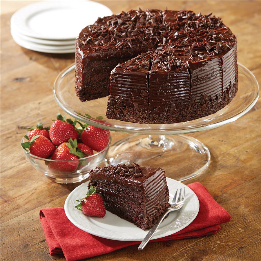 Belgian Dark Chocolate Fudge Cake | Desserts | Nueske&amp;#39;s
