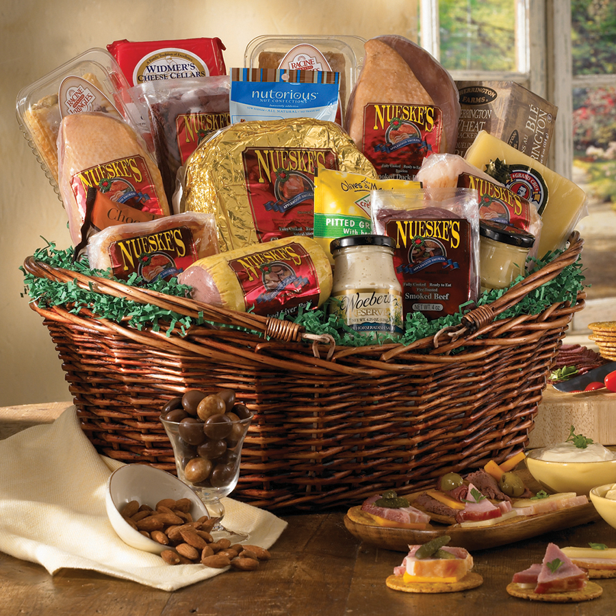 Meat and Cheese Gift Basket | Gift