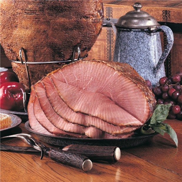 What dishes go well with spiral sliced honey ham?
