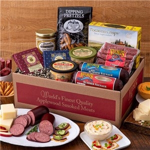 Deluxe Cheese And Sausage Gift Box