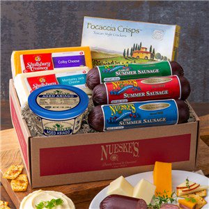 Cheese & Sausage Sampler Gift Box