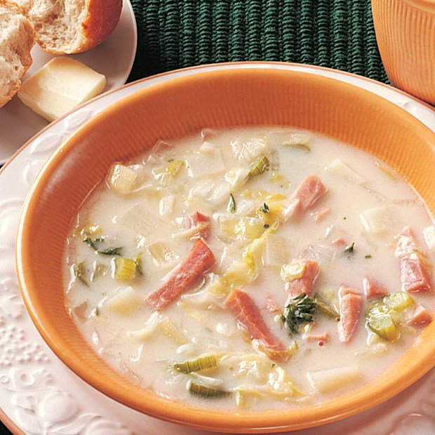 Smoked Ham and Cabbage Soup