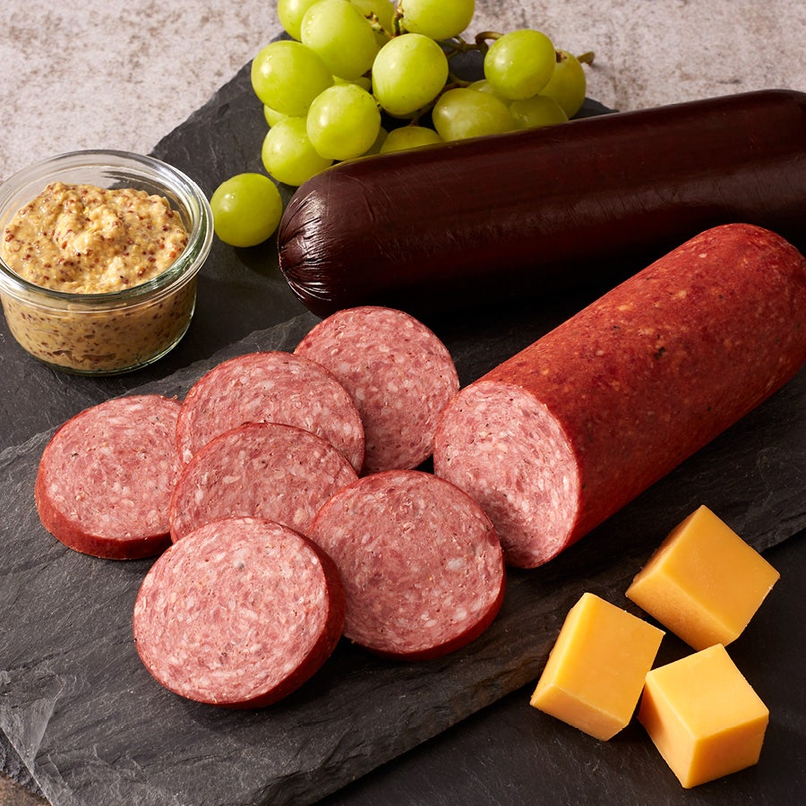 Applewood Smoked Beef Pork Summer Sausage