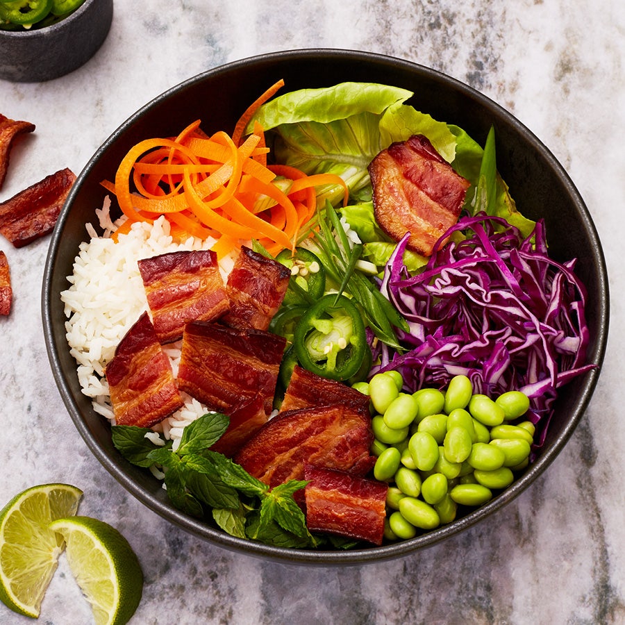 Bacon Poke Bowl