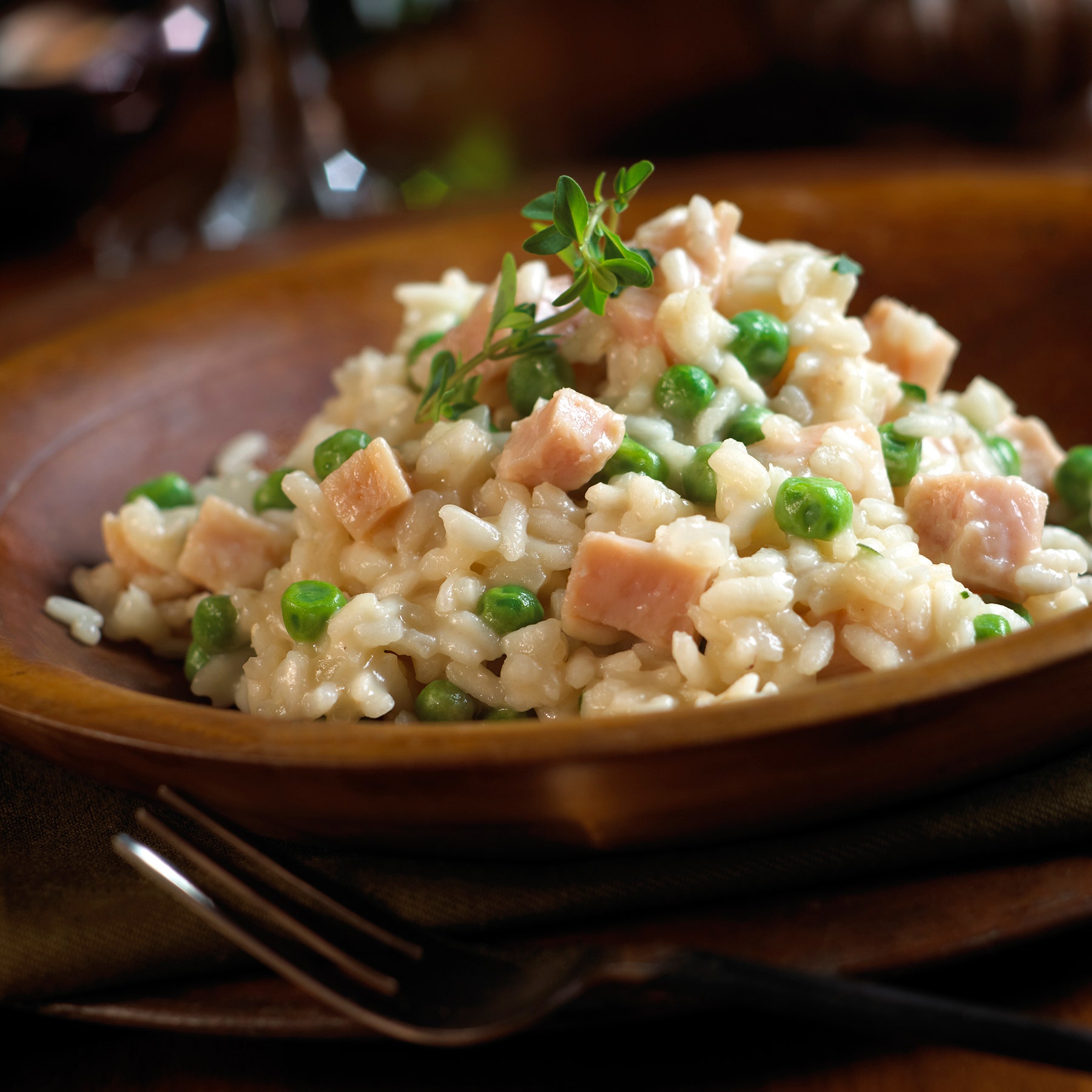 Applewood Smoked Chicken Risotto