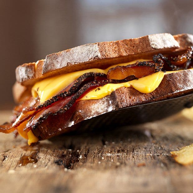 Pepper Bacon Grilled Cheese