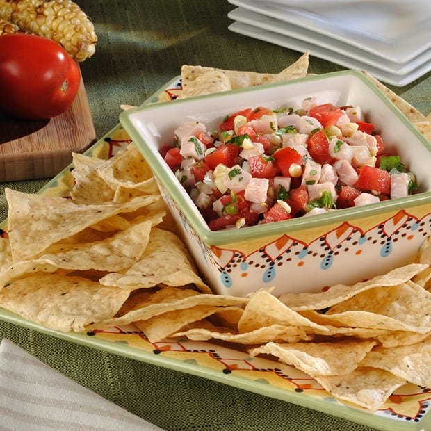 Smoked Turkey and Roasted Corn Salsa