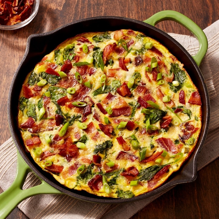 Bacon Spinach Cheese Frittata Bacon Spinach Cheese Frittata