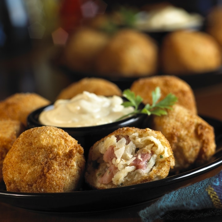 Applewood Smoked Ham & Sauerkraut Balls Applewood Smoked Ham & Sauerkraut Balls
