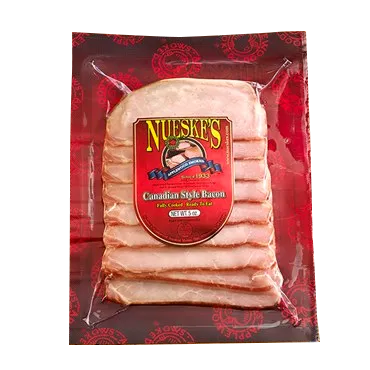 Nueske's Applewood Smoked Canadian Bacon 5 oz. package